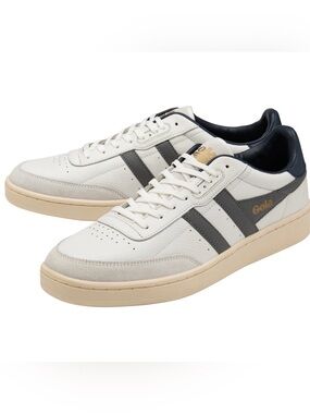 Gola Men's Classic Contact Leather White and Gray sneakers size 11